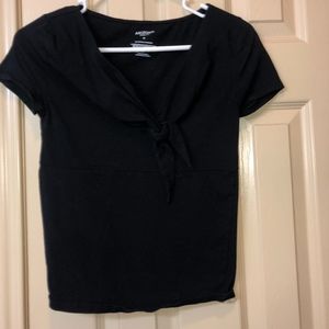 Cropped Black Shirt
